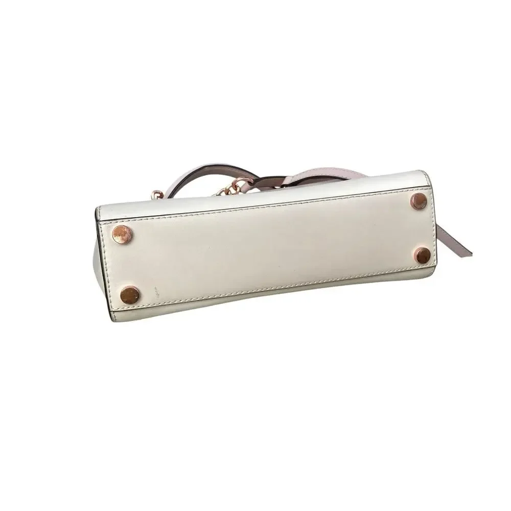 Michael Kors Y2K Mini Blush Cream Leather 2010 Revival Top Handle Crossbody Bag